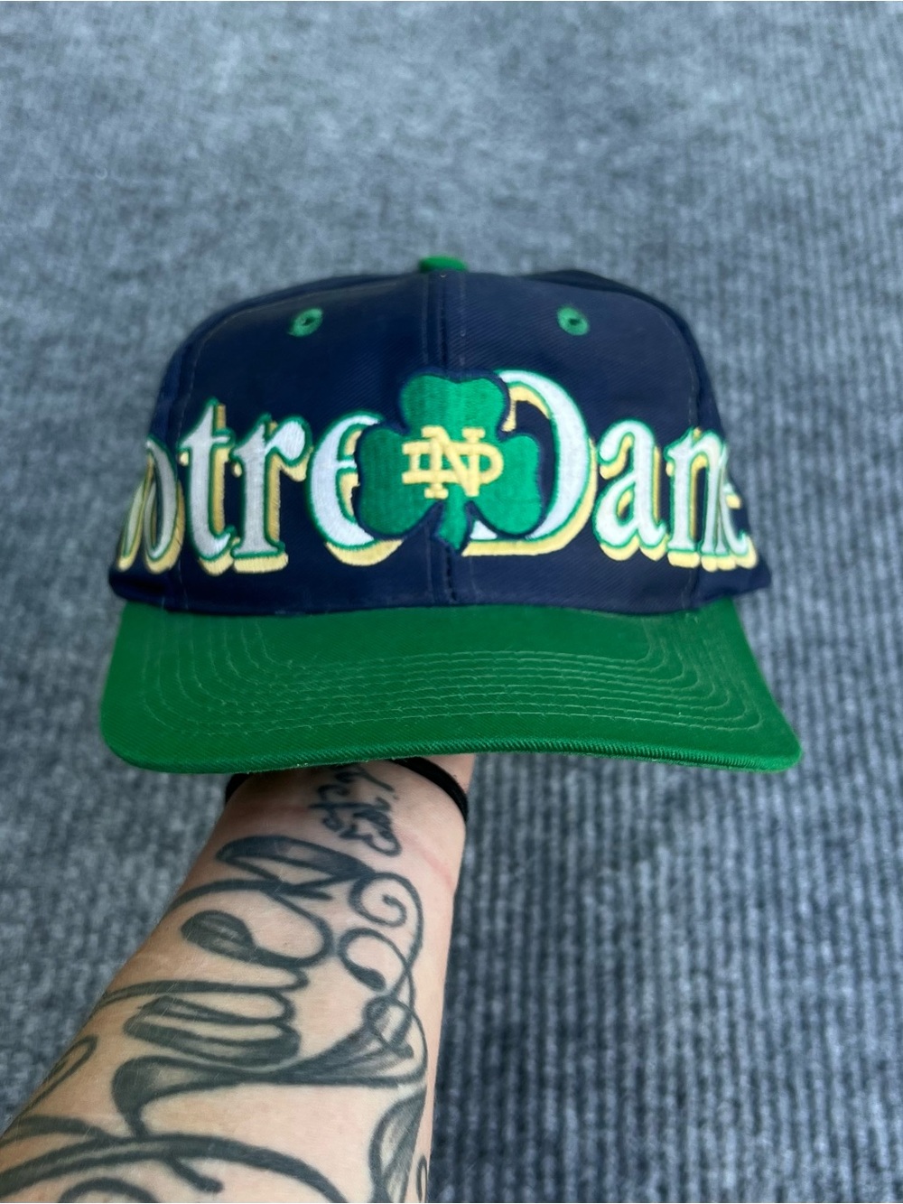 Vintage Logo 7 Notre Dame Fighting Irish Hat
